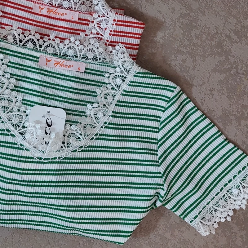 تیشرت کبریتی دخترانه ترک